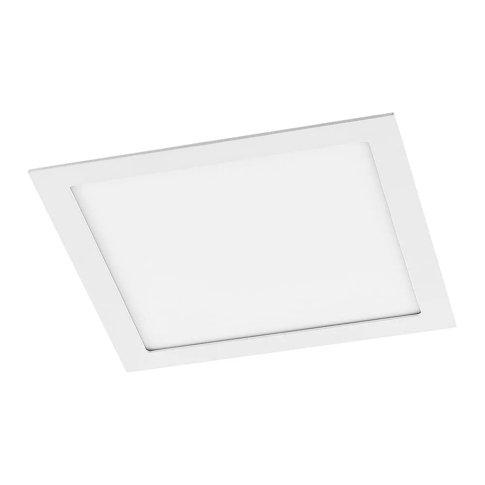 Molto Luce Ceiling light MOON SQUARE R IP44/IP20, matt white, dimmable, 2285 lm