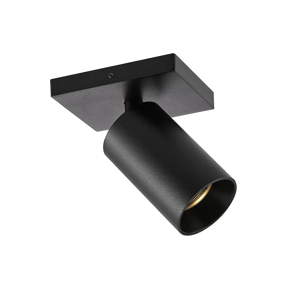 Molto Luce Applique et plafonnier MISSOR I GU10 IP20, noir, dimmable