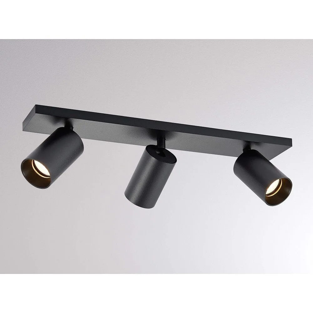 [MOL-222-00026] Molto Luce Applique et plafonnier MISSOR III GU10 IP20, noir dimmable