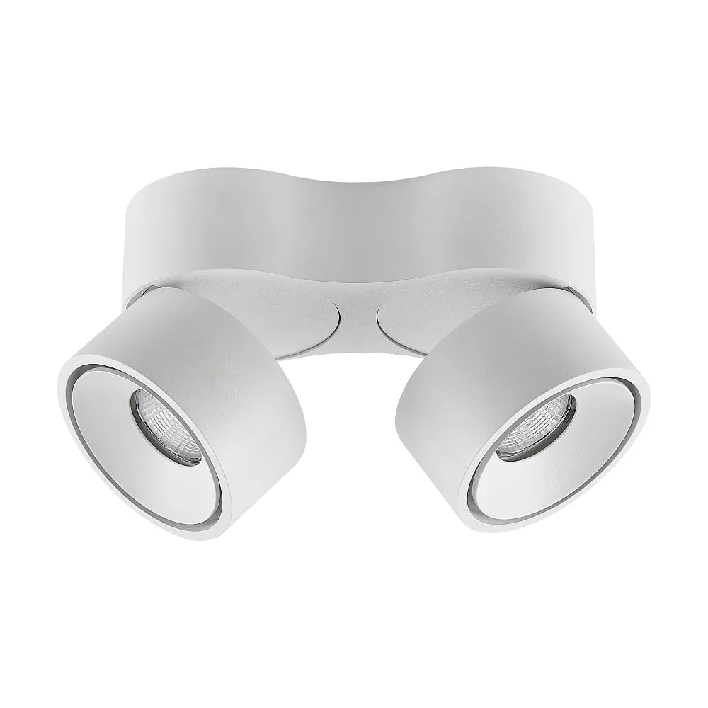Molto Luce Applique et plafonnier MAGIS DOUBLE SD IP20, blanc dimmable, 3000 K