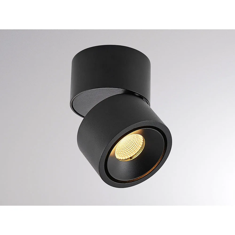Molto Luce Wall and ceiling light MAGIS MINI SD IP20, black dimmable, 2700 K