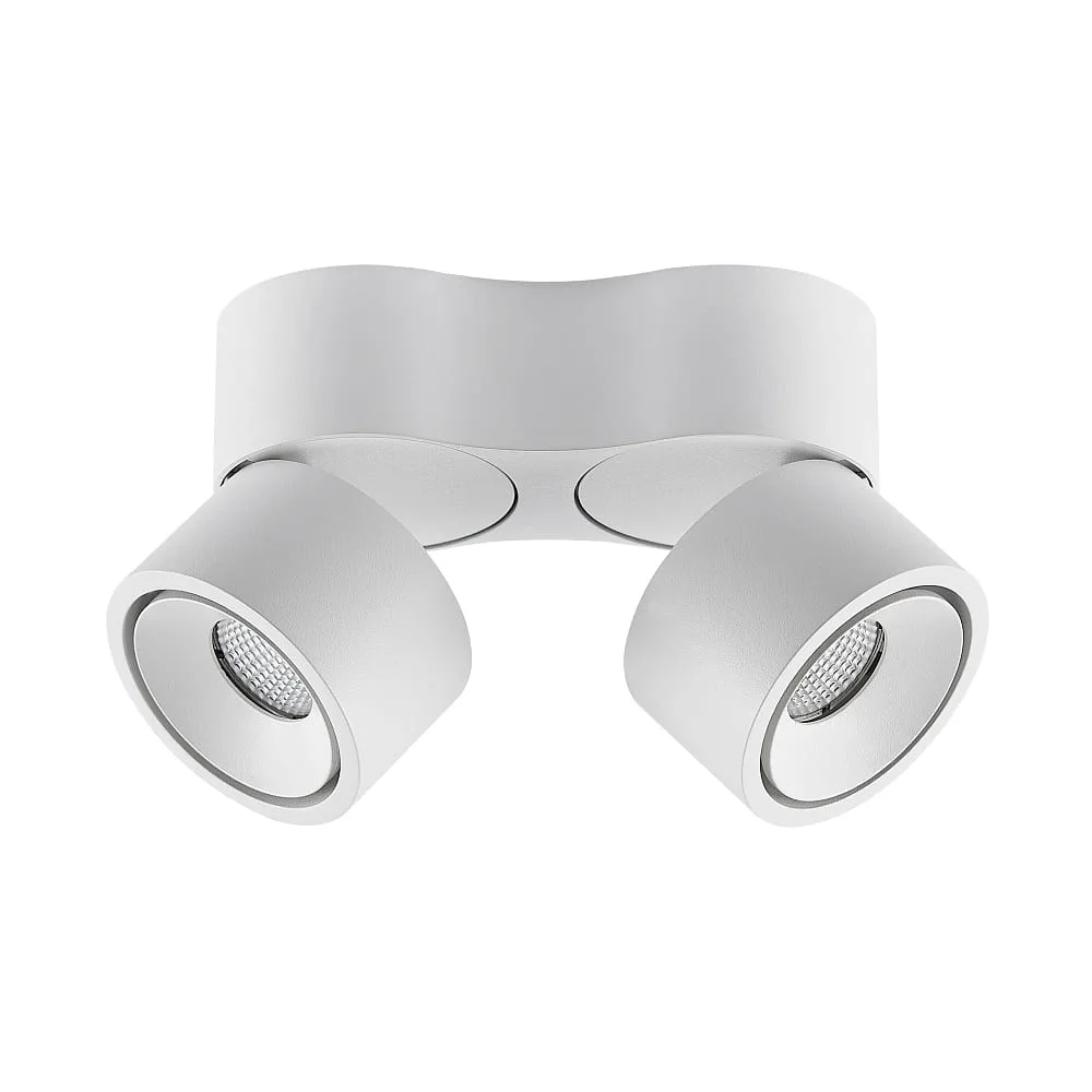 Molto Luce Applique et plafonnier MAGIS MINI DOUBLE SD IP20, blanc dimmable, 2700 K