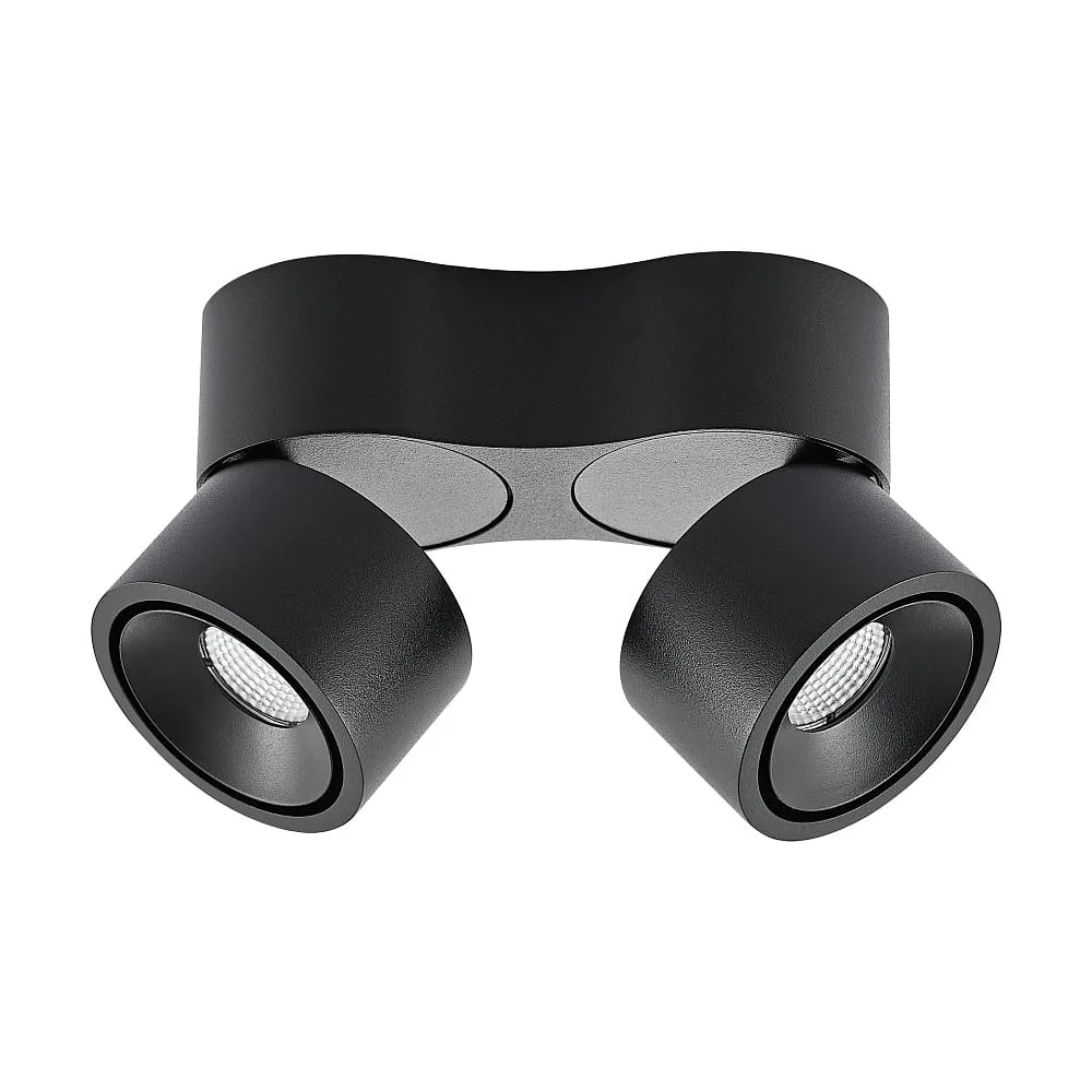 Molto Luce Wand- und Deckenleuchte MAGIS MINI DOUBLE SD IP20, schwarz dimmbar, 2700 K