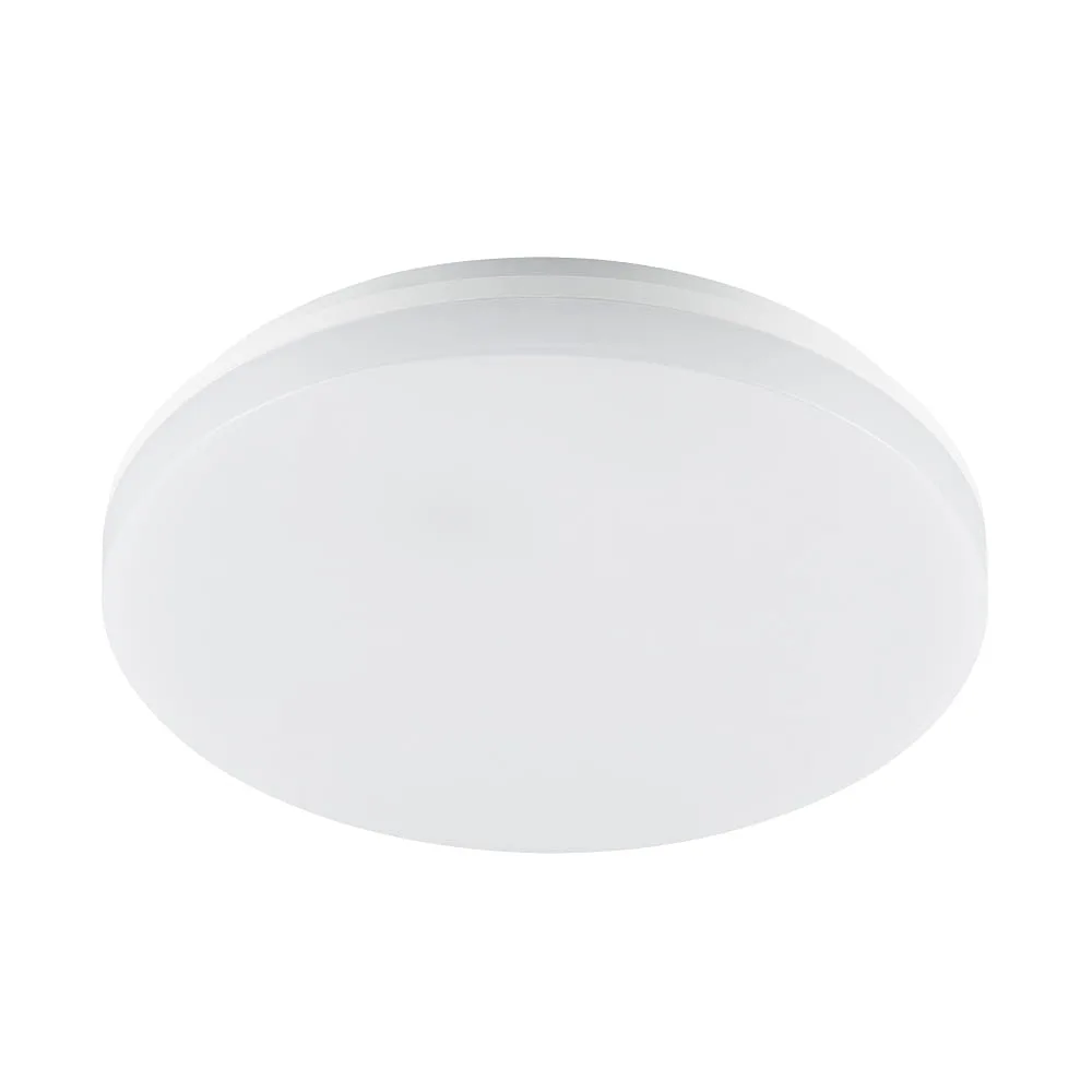 Molto Luce Ceiling light MUSO ROUND SD IP54, white dimmable, Ø∕ H: 28∕ 5,3 cm