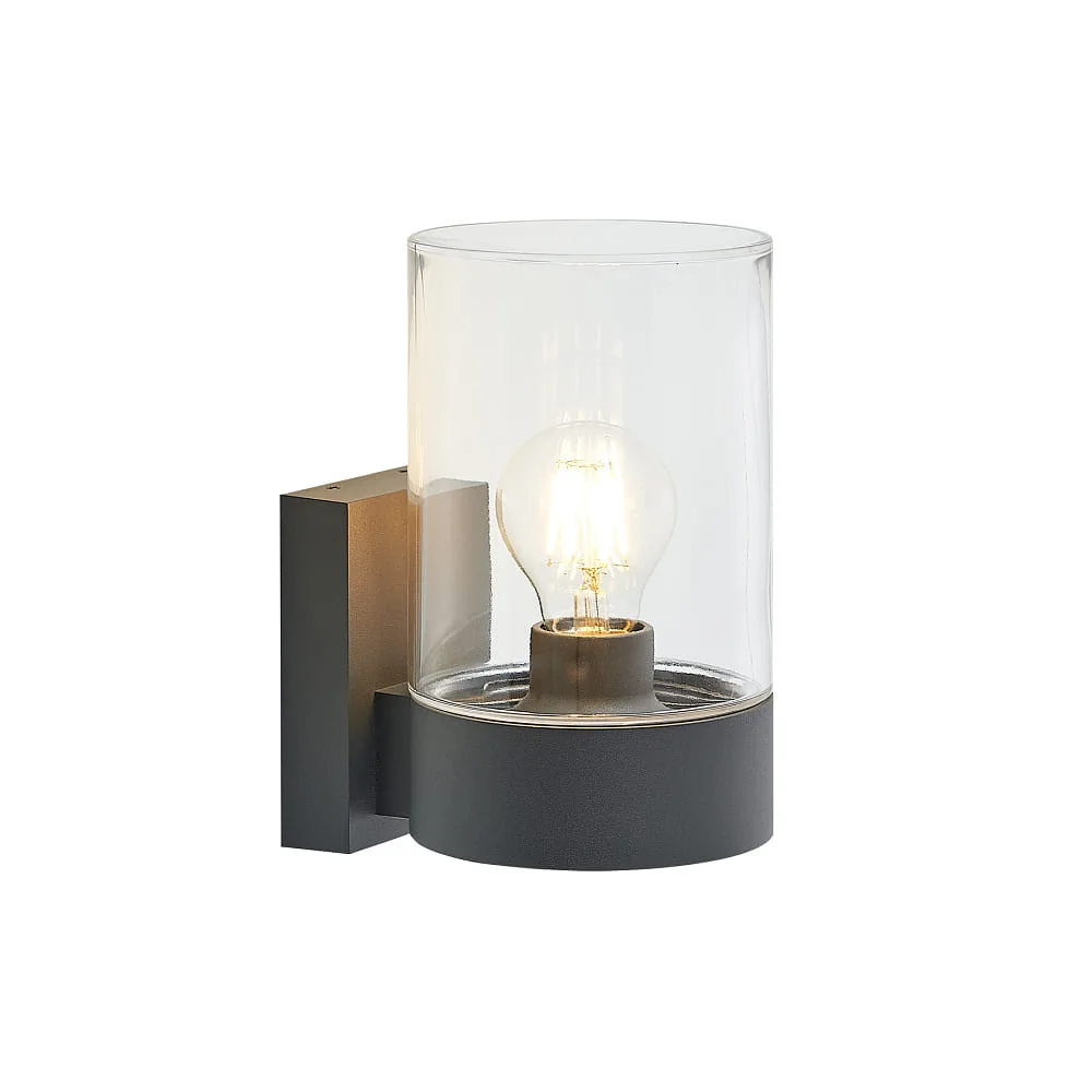 Molto Luce Outdoor wall light WILLIAM W E27 IP65, anthracite dimmable (MOL-333-00020)