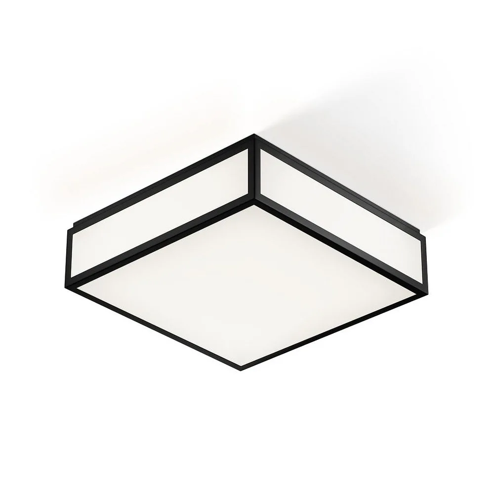 Decor Walther LED wall and ceiling light BAUHAUS 3 N LED, 25W, 3000K, IP44 – black matt