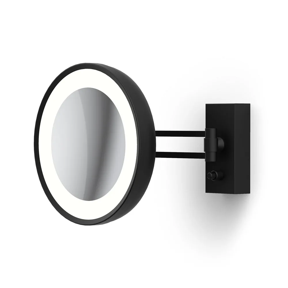 [DEC-0123860] Decor Walther Beleuchteter Kosmetikspiegel BS 36 LED 7-fach IP 44 (schwarz matt)