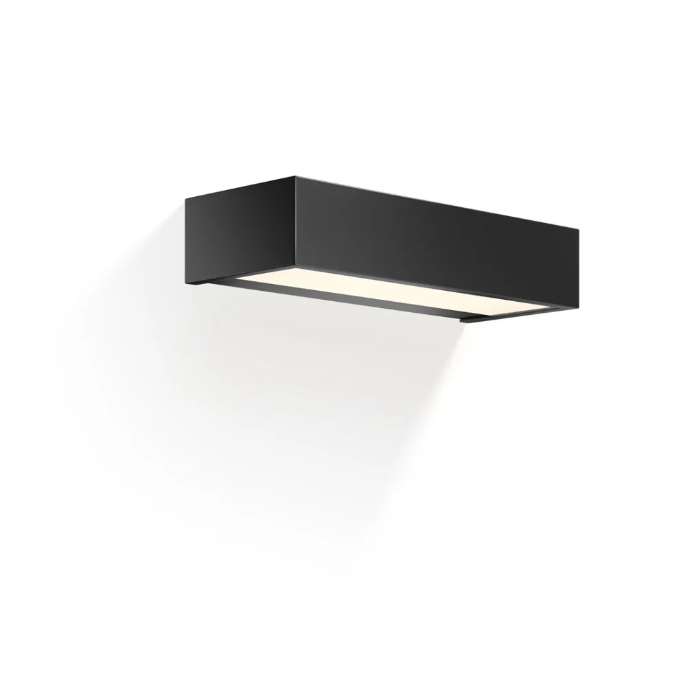 Decor Walther Applique murale LED BOX 25 N LED, 18,4W, 3000K, 2800lm, IP44 – noir mat