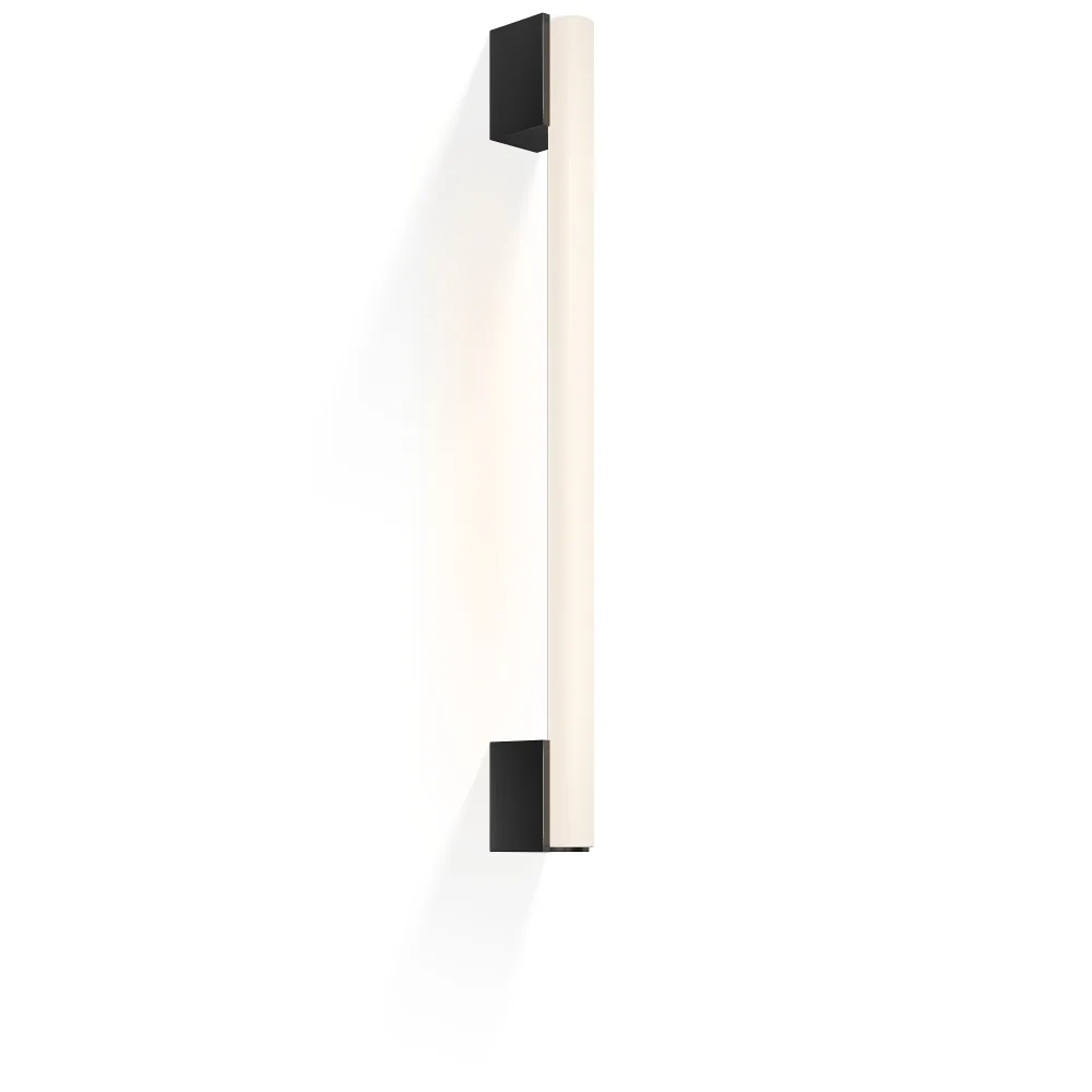 Decor Walther Wall luminaire OMEGA 20, 1x S14s, 60-100cm, 2 sockets, IP20, black matt