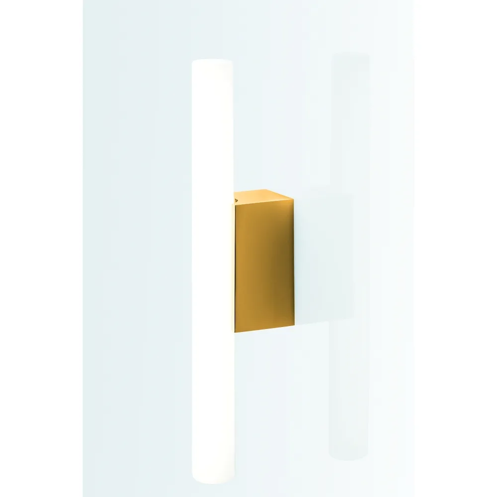 Decor Walther Wandleuchte OMEGA 2, 1x S14d, 30-60cm, 1 Sockel, IP20, Gold matt 24 Karat