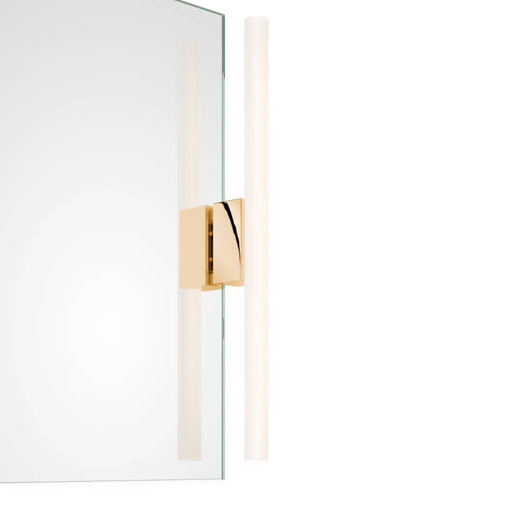 Decor Walther Spiegelleuchte OMEGA 1, 1x S14d, 30-60cm, 1 Sockel, IP20, Gold 24 Karat
