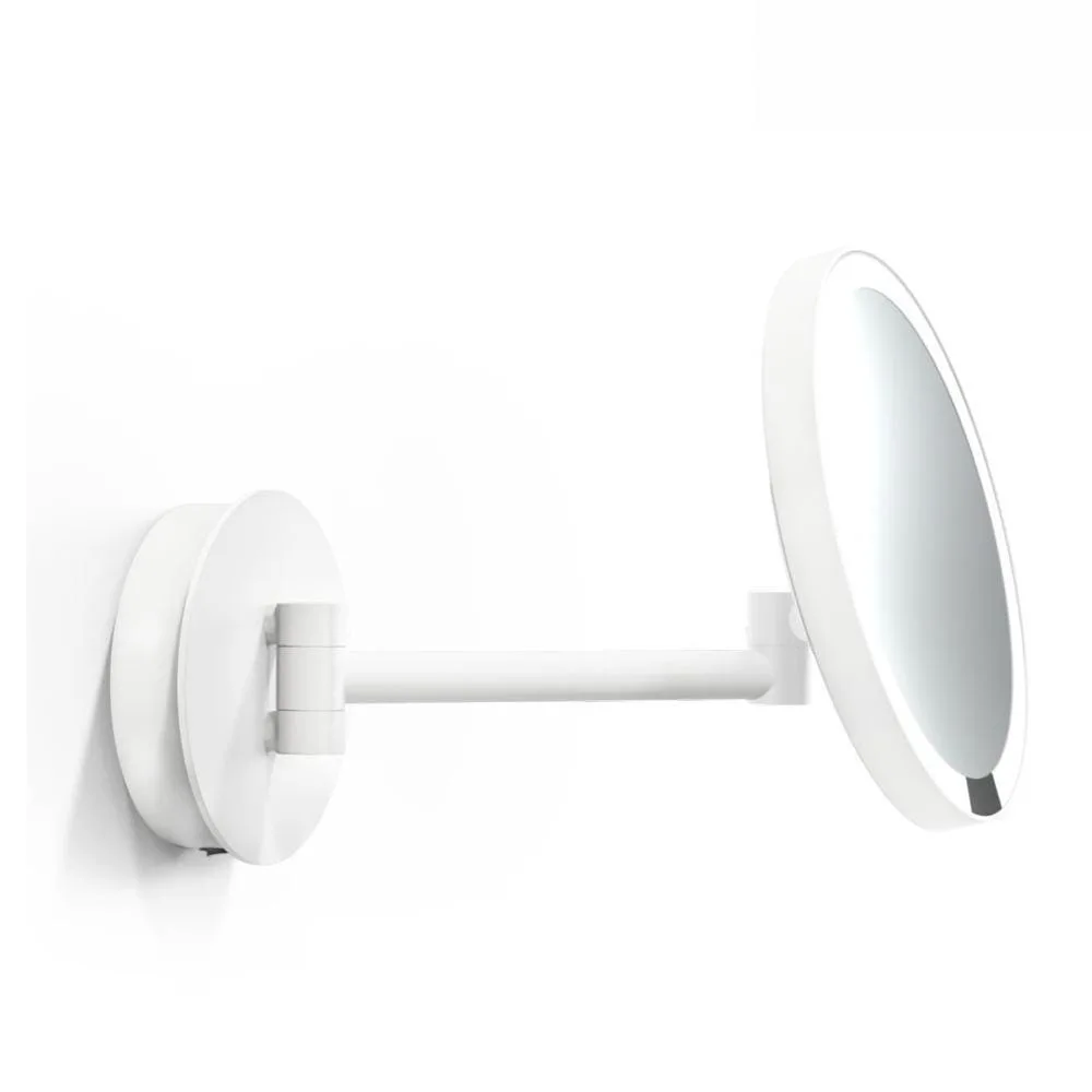 Decor Walther Miroir avec éclairage JUST LOOK PLUS WR, miroir avec grossissement 7x, IP20, blanc mat, dimmable