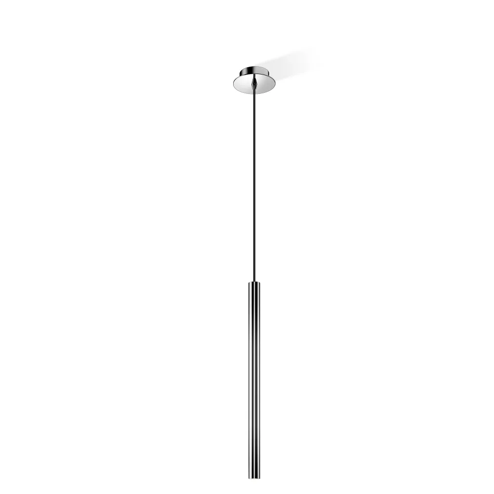 Decor Walther LED pendant light PIPE 1, 6,5W, 350mA, 3000K, 600lm, IP20, chrome