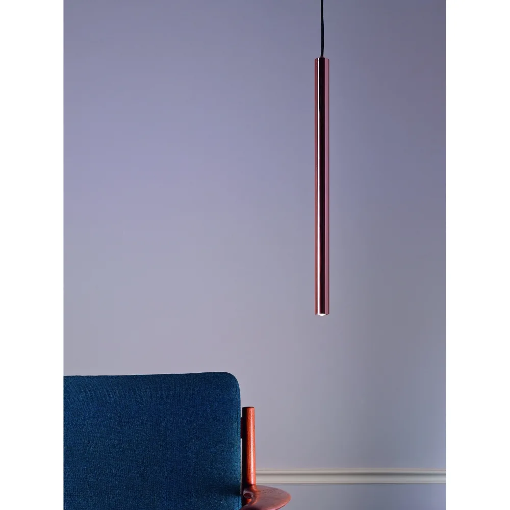 Decor Walther LED pendant light PIPE 1, 6,5W, 350mA, 3000K, 600lm, IP20, rose gold / copper