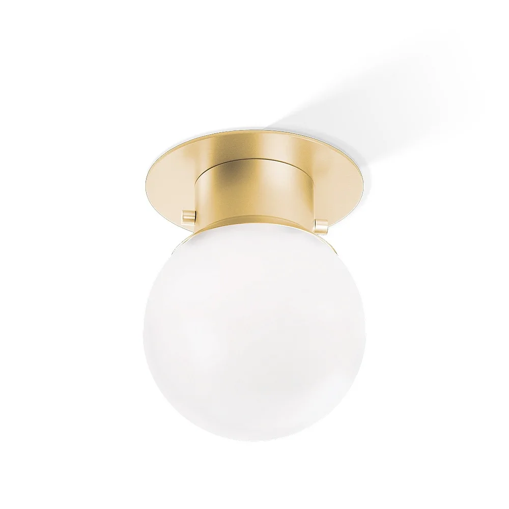Decor Walther Deckenleuchte GLOBE 20 E27 IP 44, Gold matt