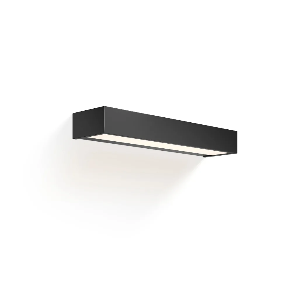 Decor Walther LED wall light BOX 40 N LED, 20,6W, 3000K, 3100lm, IP44, black matt