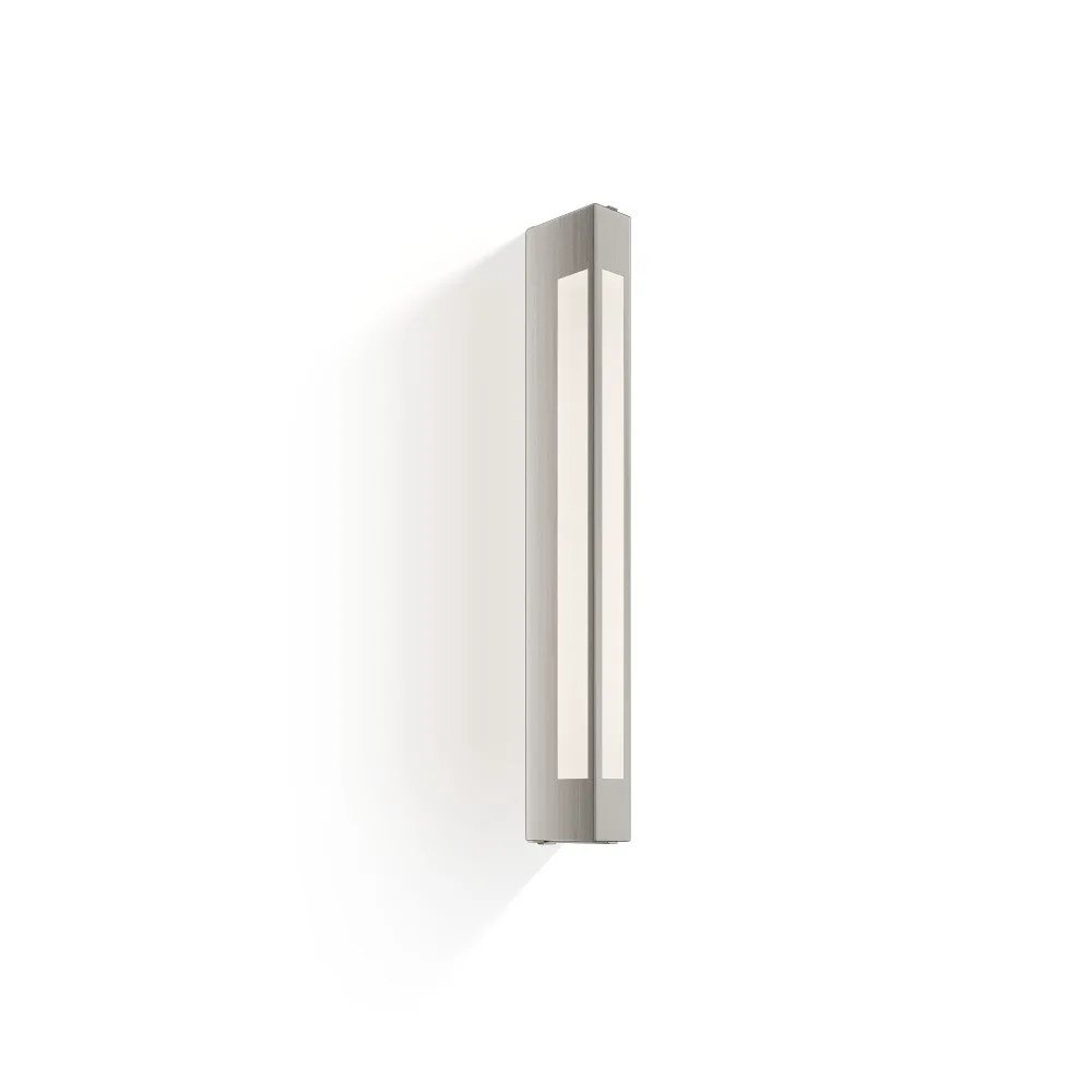 Decor Walther Wandleuchte BLOC 60, 2G11, 55W, IP44, Nickel satiniert