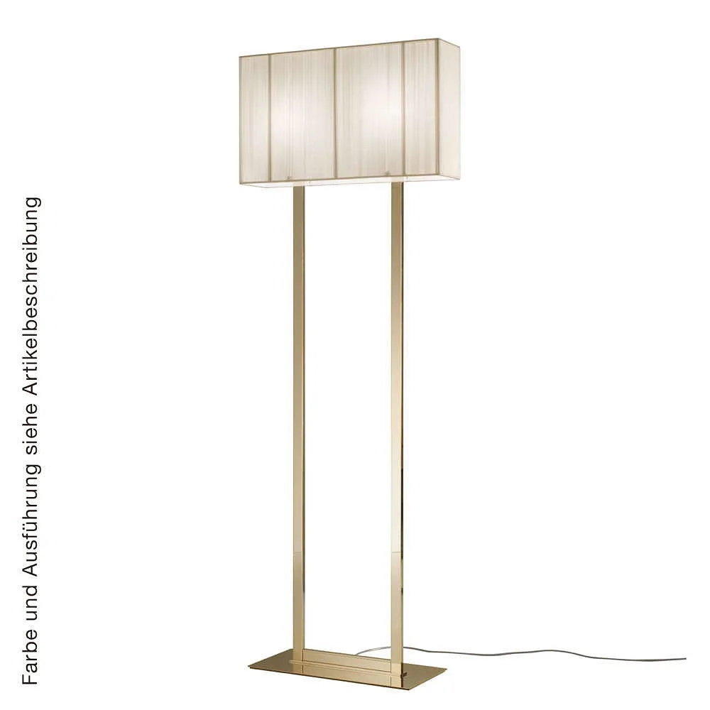 Axolight Floor lamp PT CLAVIUS, 2x E27, IP20 – chrome white