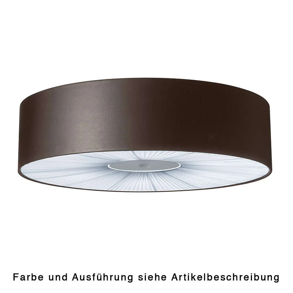 Axolight Deckenleuchte PL SKIN 160, E27, IP20, mit Abdeckung unten – Schwarz Weiß