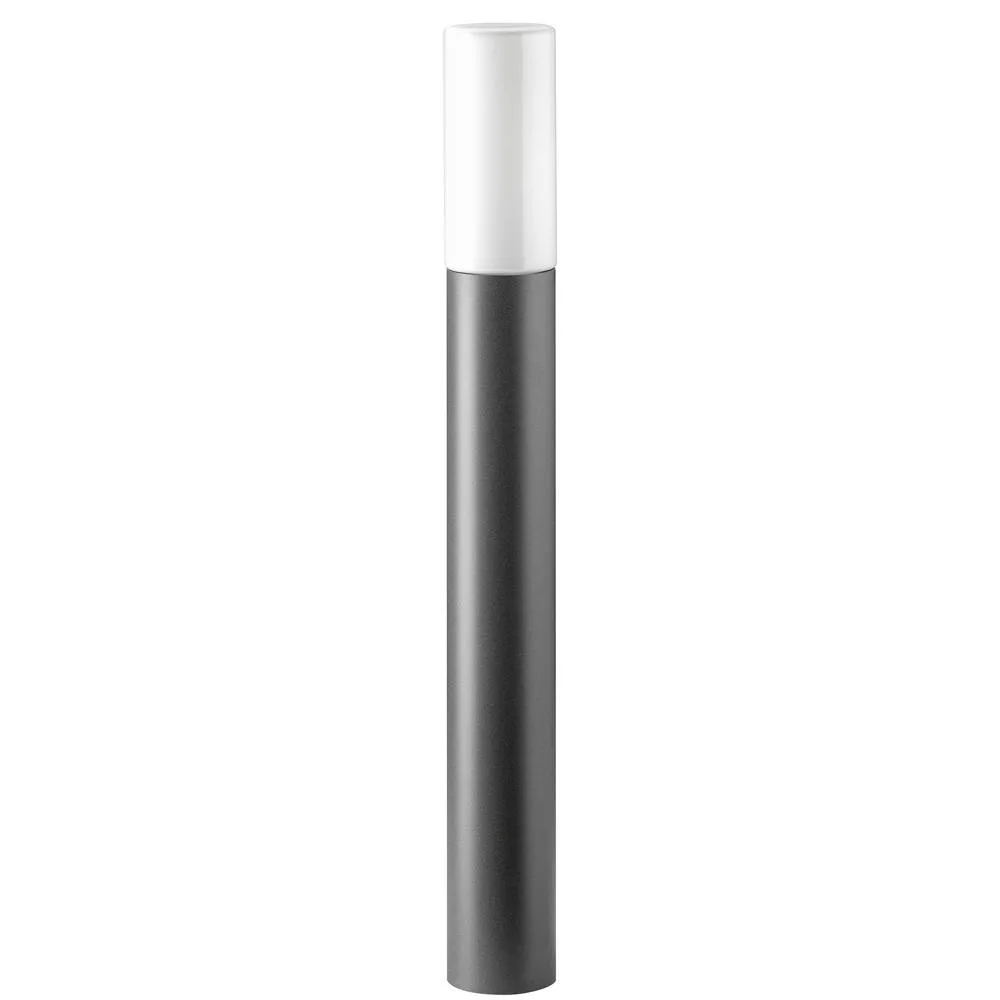 CMD Außenstehleuchte AQUA PAULO, rund, IP44, E27, Opalglas, 90 cm – anthrazit