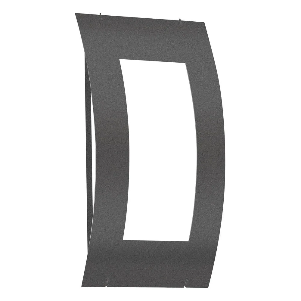 CMD Außenwandleuchte AQUA QUADRAT, IP44, E27, Opalglas – anthrazit
