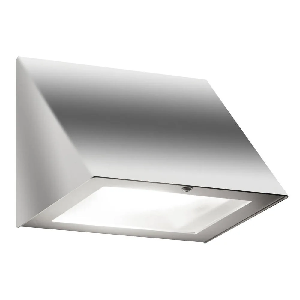 [CMD-113/LED] CMD Applique d'extérieur LED AQUA PLAY, forme en coin, vers le bas, lentille réglable, 6W 2700K, acier inoxydable / verre