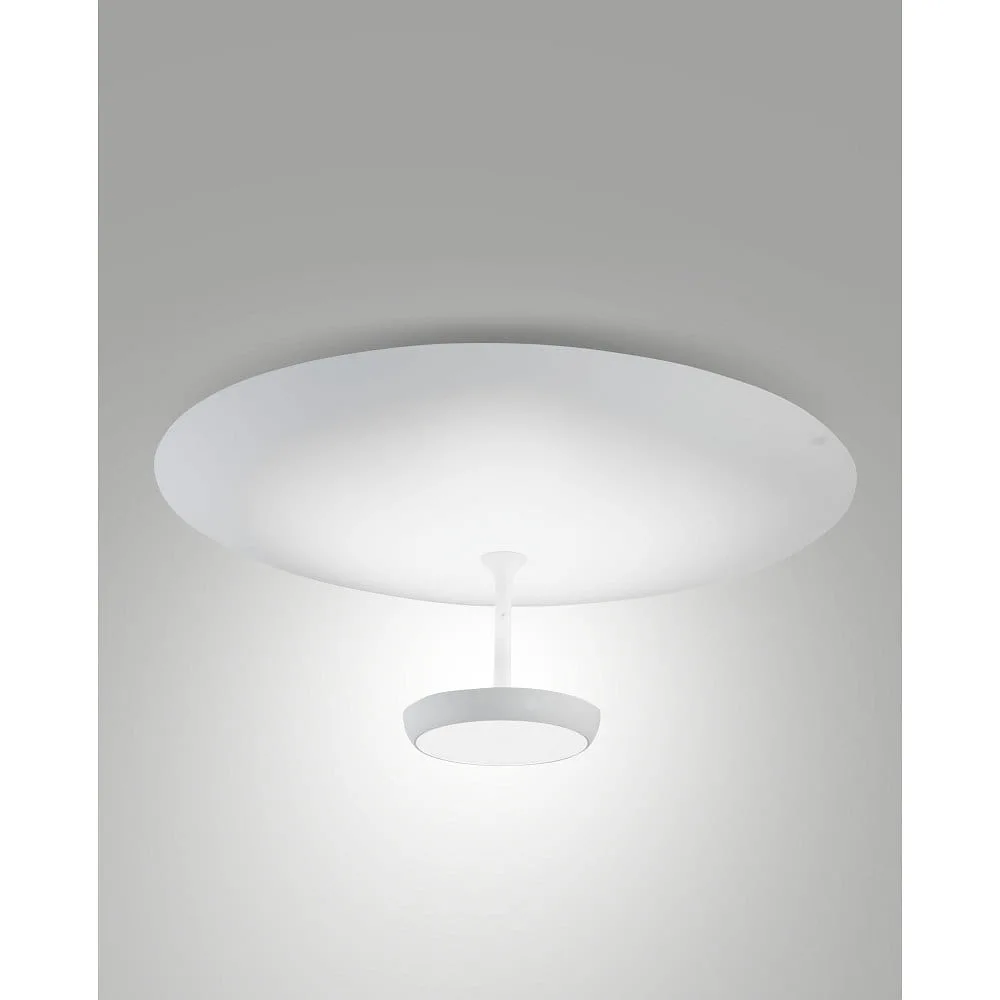 LaMiaLuce Plafonnier YUKO lumière directe / indirecte IP20, dimmable – blanc