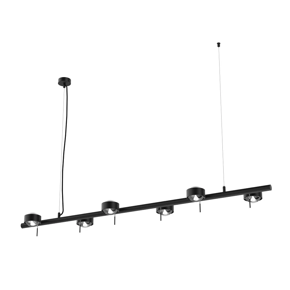 [TOP-5-071202-6-LED-BE] Top Light Pendelleuchte PUK MINI SIXTETT (COB LED) nach oben / unten, drehbar, 6-fach, ohne Linse IP20, dimmbar (schwarz matt)