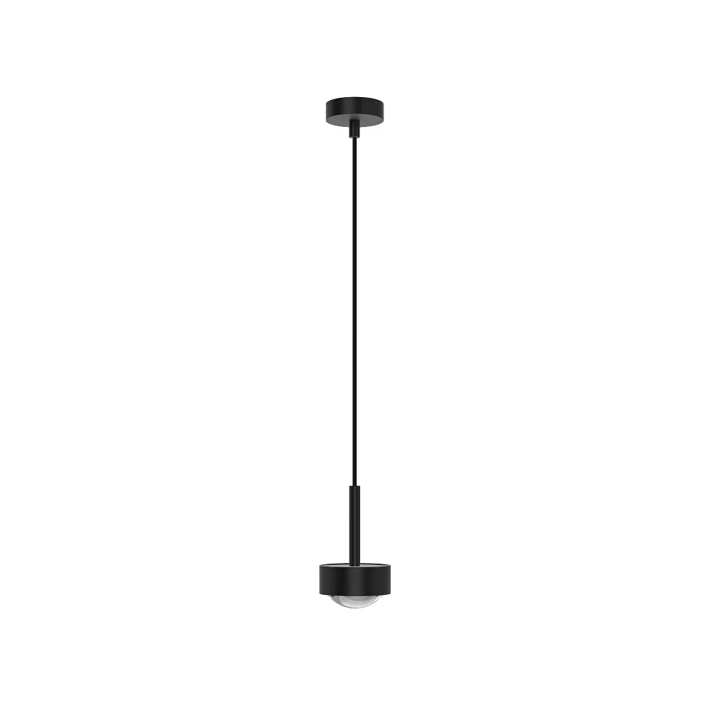 [TOP-5-08002-1-LED-BE] Top Light Suspension PUK MINI LONG ONE (COB LED) vers le bas, rigide, sans lentille IP20, dimmable (noir mat)