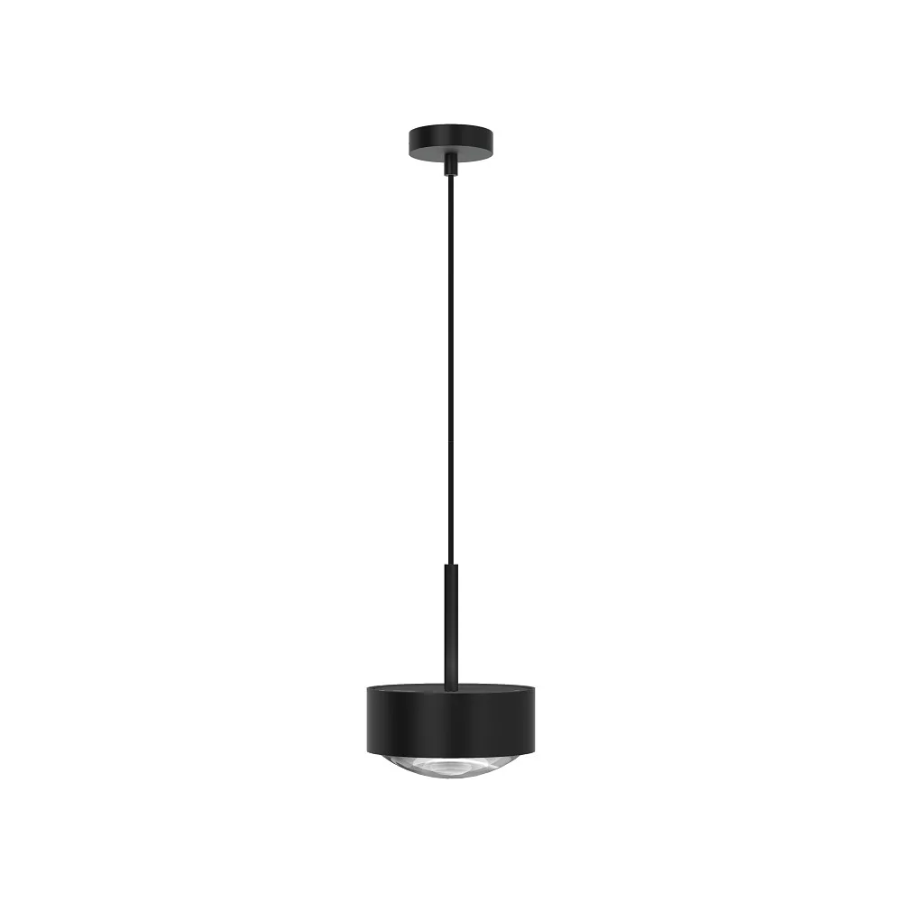 Top Light Pendelleuchte PUK MEG MAXX LONG ONE (COB LED) nach unten, starr, ohne Linse IP20, dimmbar – schwarz matt