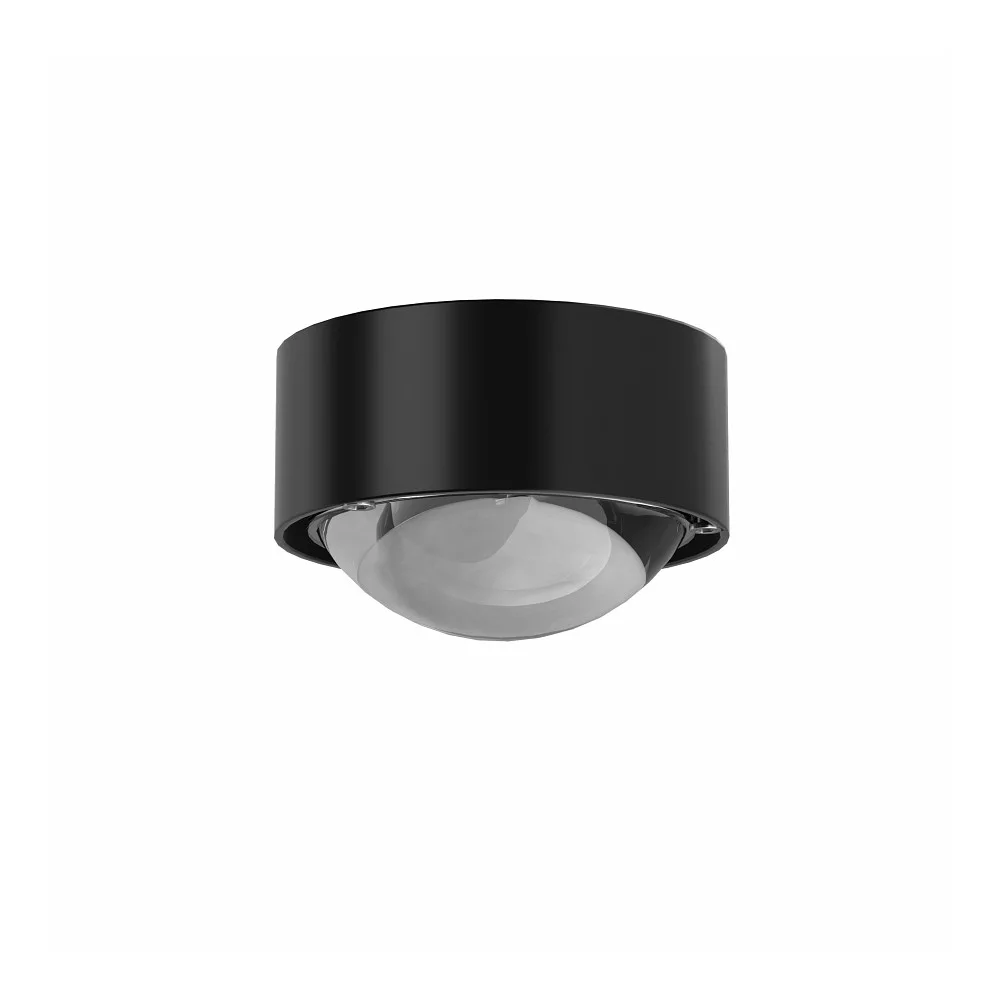 Top Light Deckenleuchte PUK MINI ONE nach unten, starr, ohne Linse IP20, dimmbar – schwarz matt