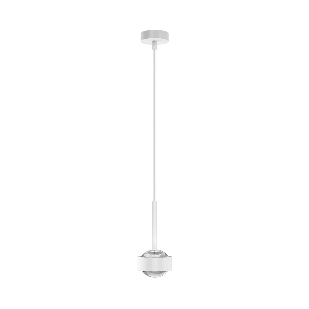 Top Light Pendelleuchte PUK MINI DROP SOLO (COB LED) nach oben / unten, starr, ohne Linse IP20, Weiß matt, dimmbar (TOP-5-06002-WE)