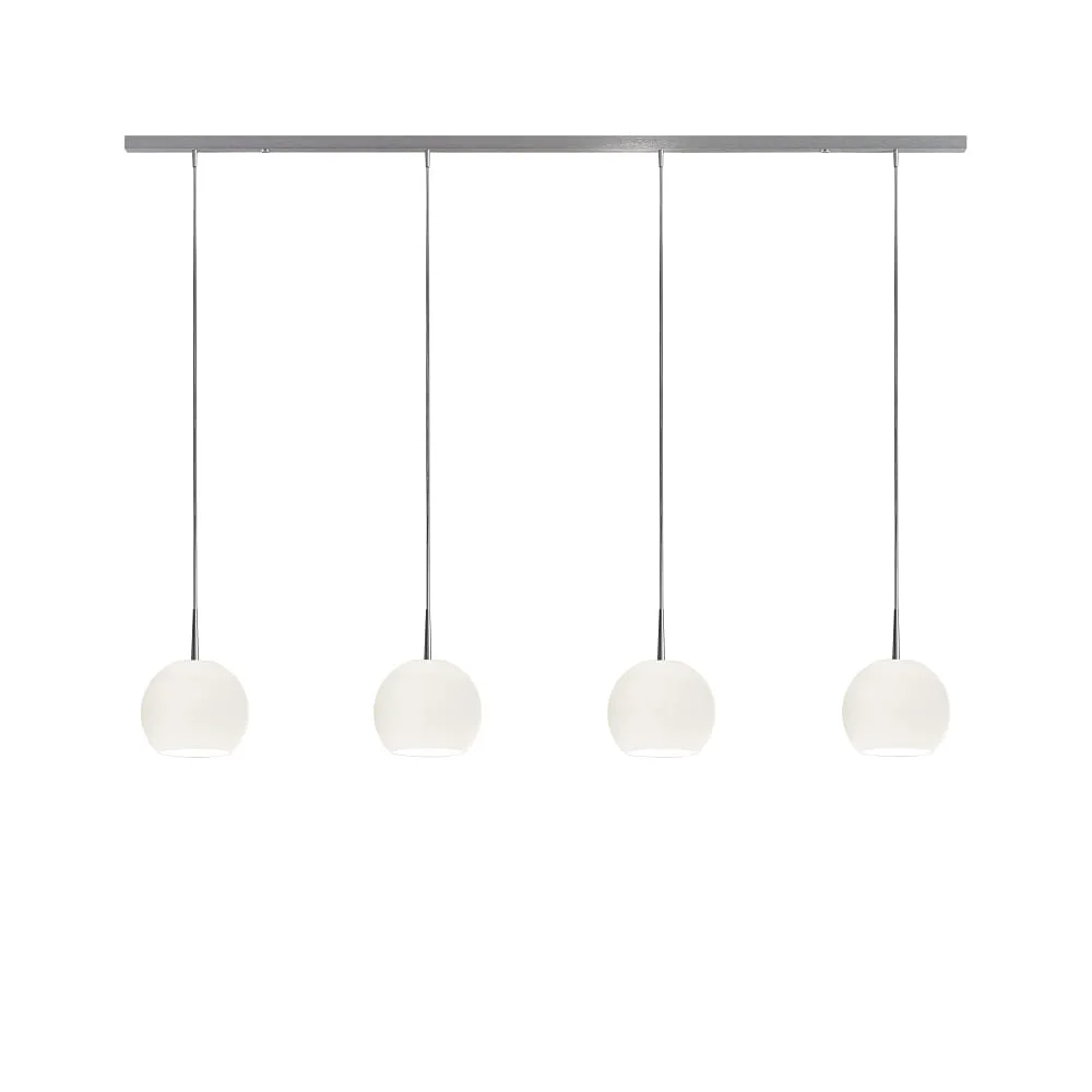 Casablanca Suspension BALL S, 4x E27, IP20, blanc opale mat