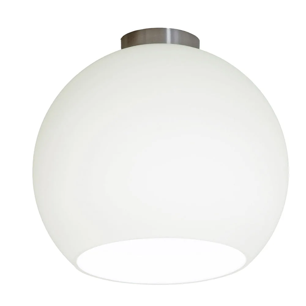 Casablanca Plafonnier BALL, E27, IP20, blanc opale mat