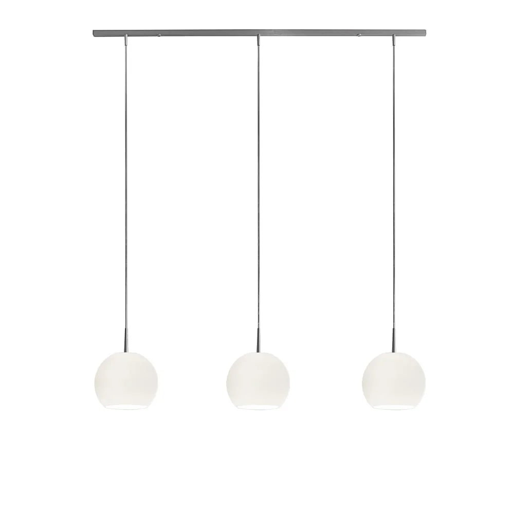 Casablanca Suspension BELL, 3x E27, IP20, blanc opale mat