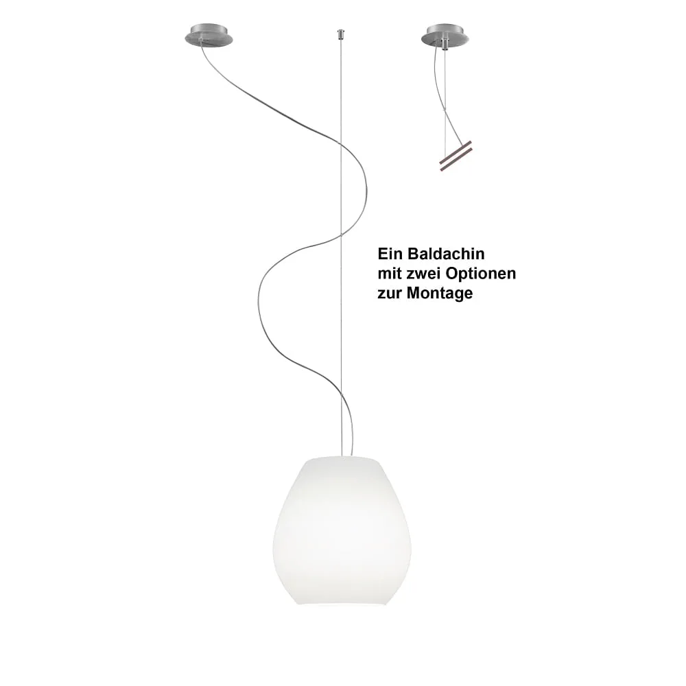 [CSB-BA71-B77A] Casablanca Suspension BAGAN, E27, IP20, blanc opale mat, max. 100 W