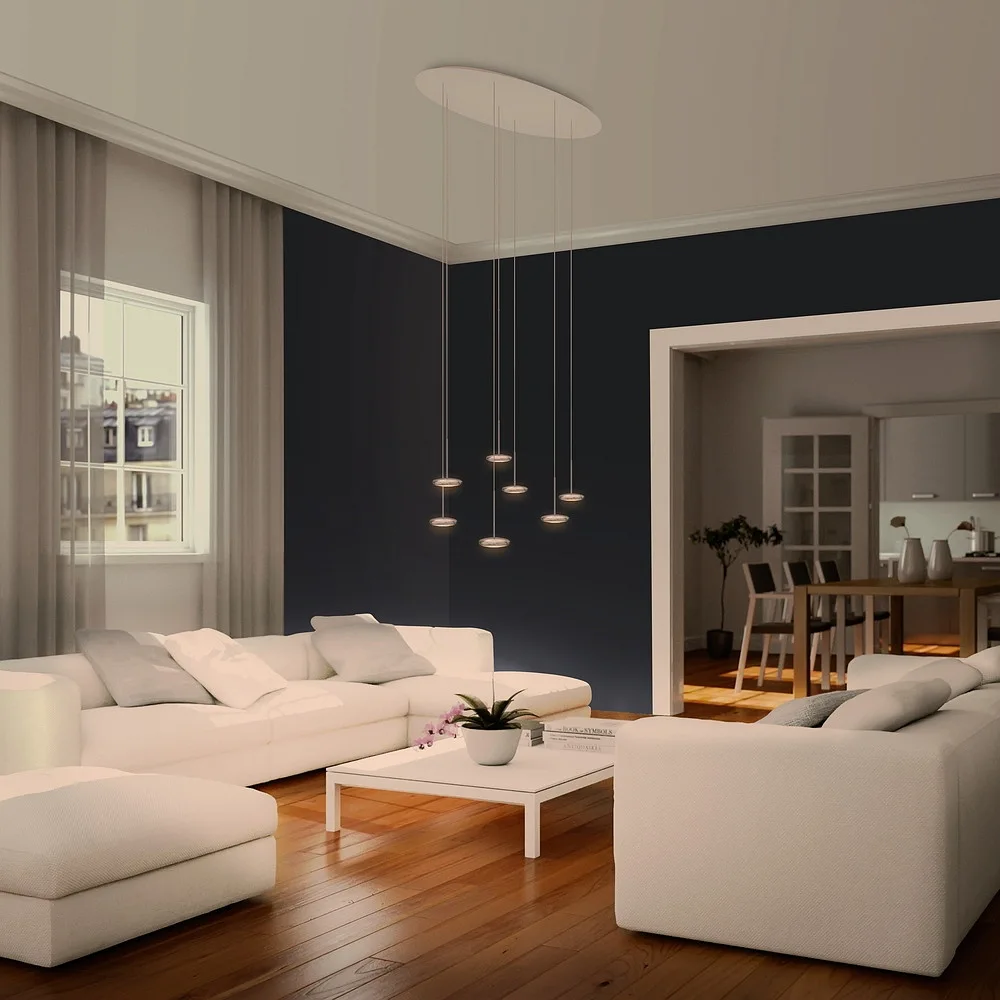 [BRU-130051ch] BRUCK Pendant luminaire BLOP 60° LV OE with open cable IP20, dimmable (chrome)