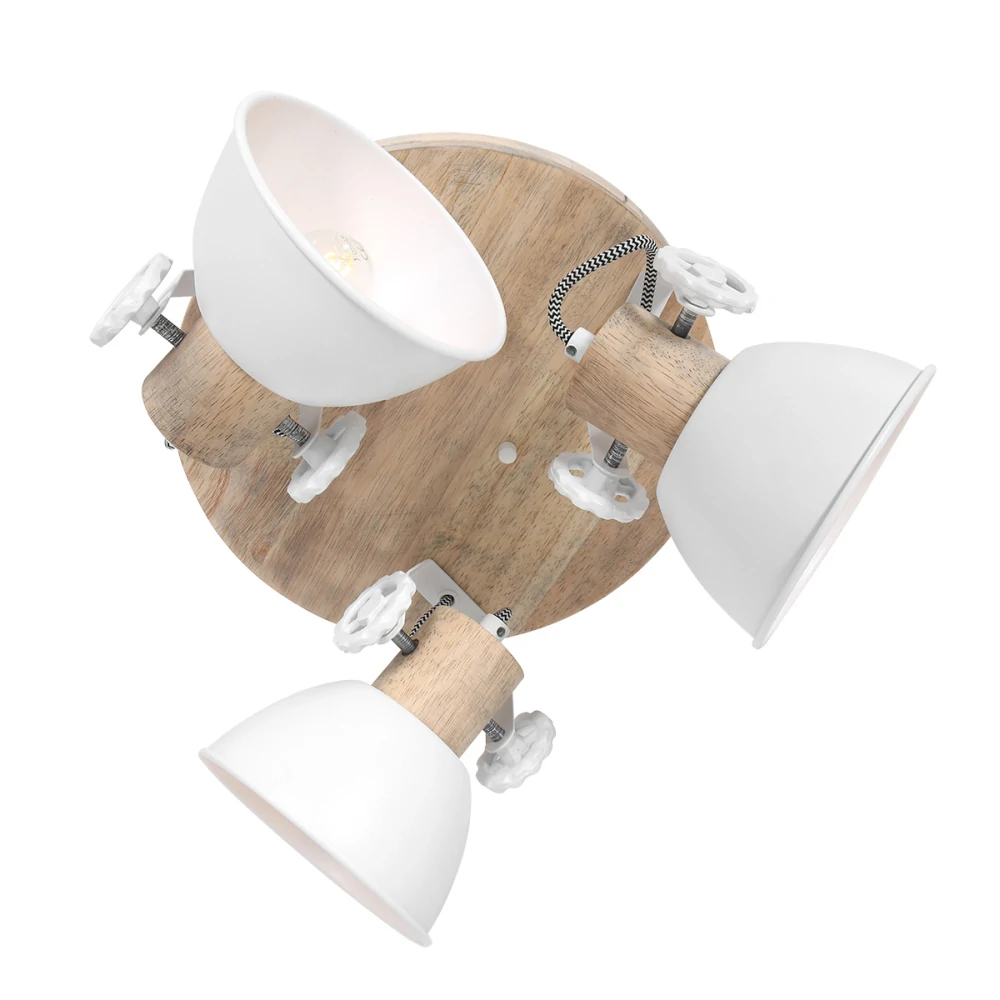 [STE-3063W] Mexlite Spot GEARWOOD, 3 lumières, blanc