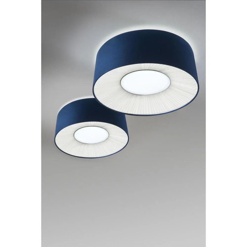 [AXO-PLVEL070E27BLBC] Axolight Plafonnier PL VELVET 070, 2x E27, IP20, bleu / blanc