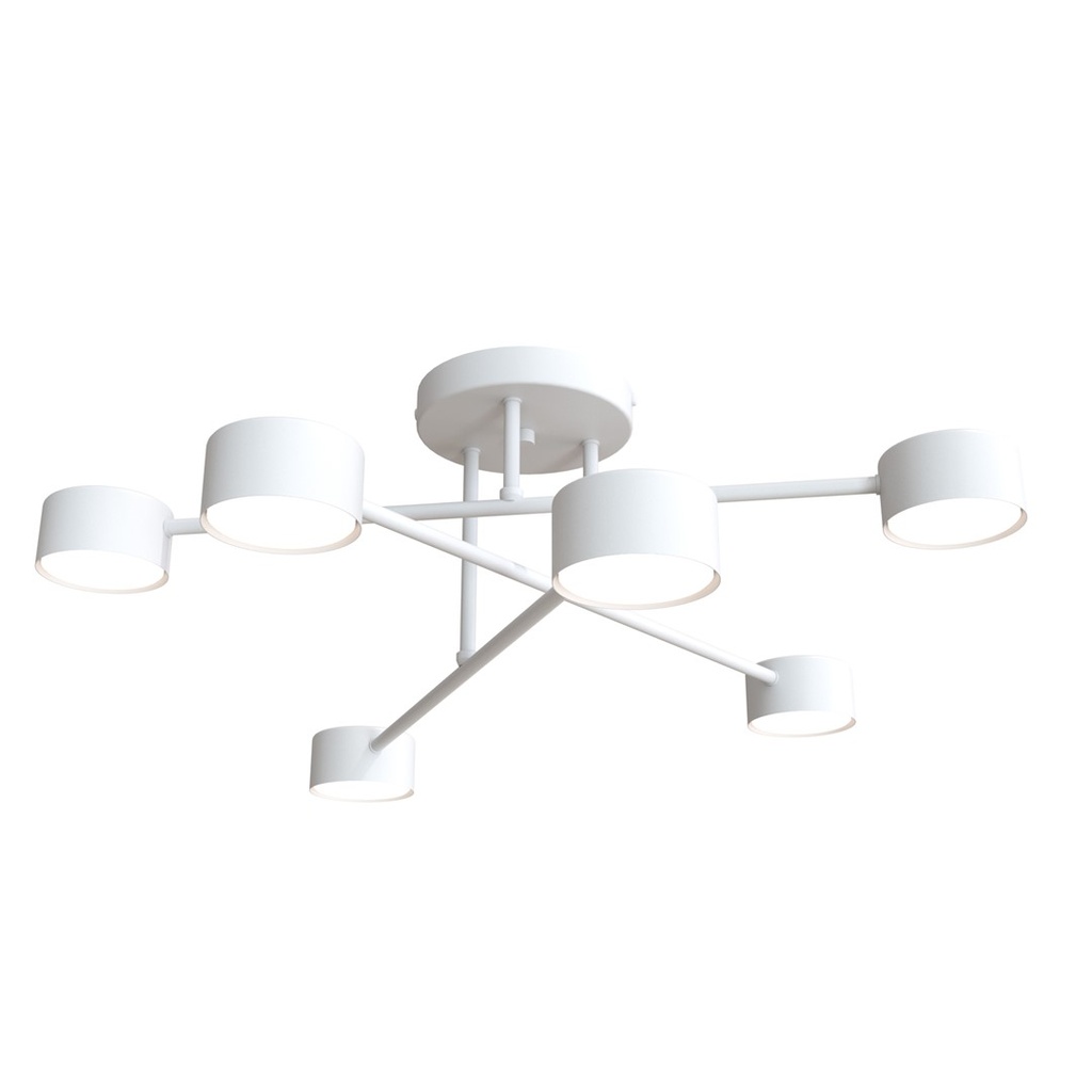 [1356/6] Plafonnier Halo 6 (Blanc)