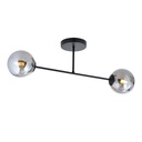 Roma 2 ceiling lamp – graphite