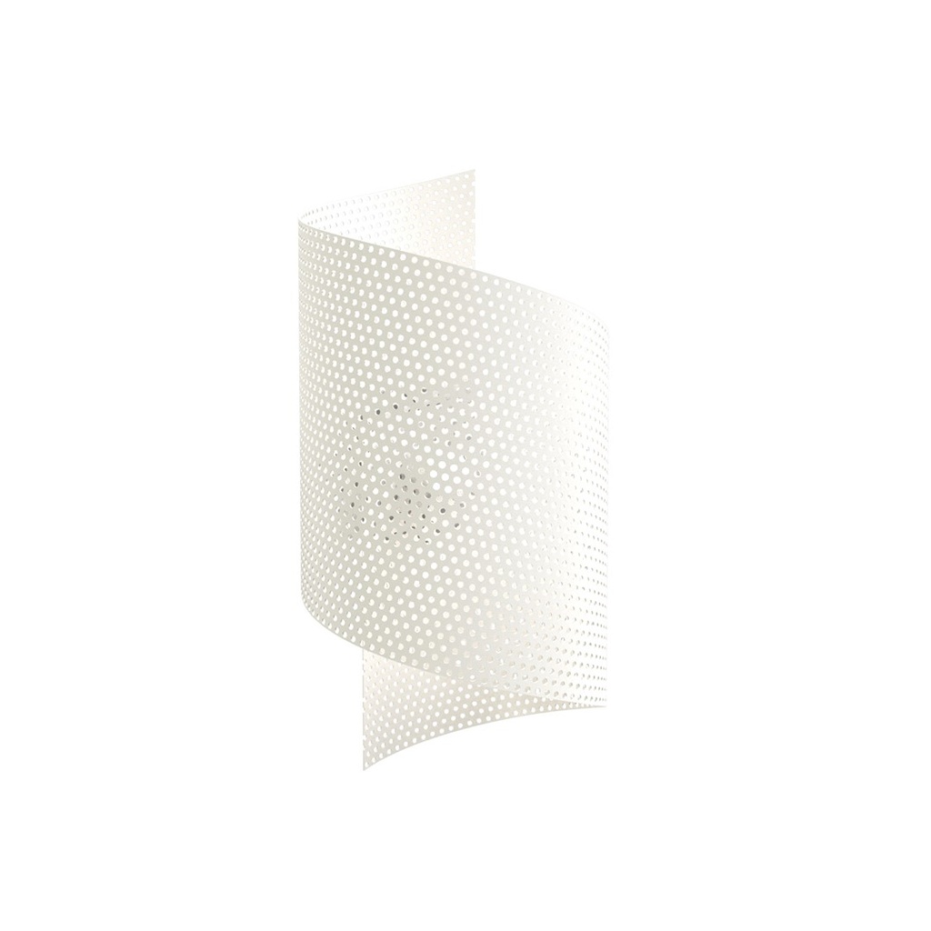 Spiral wall lamp – White