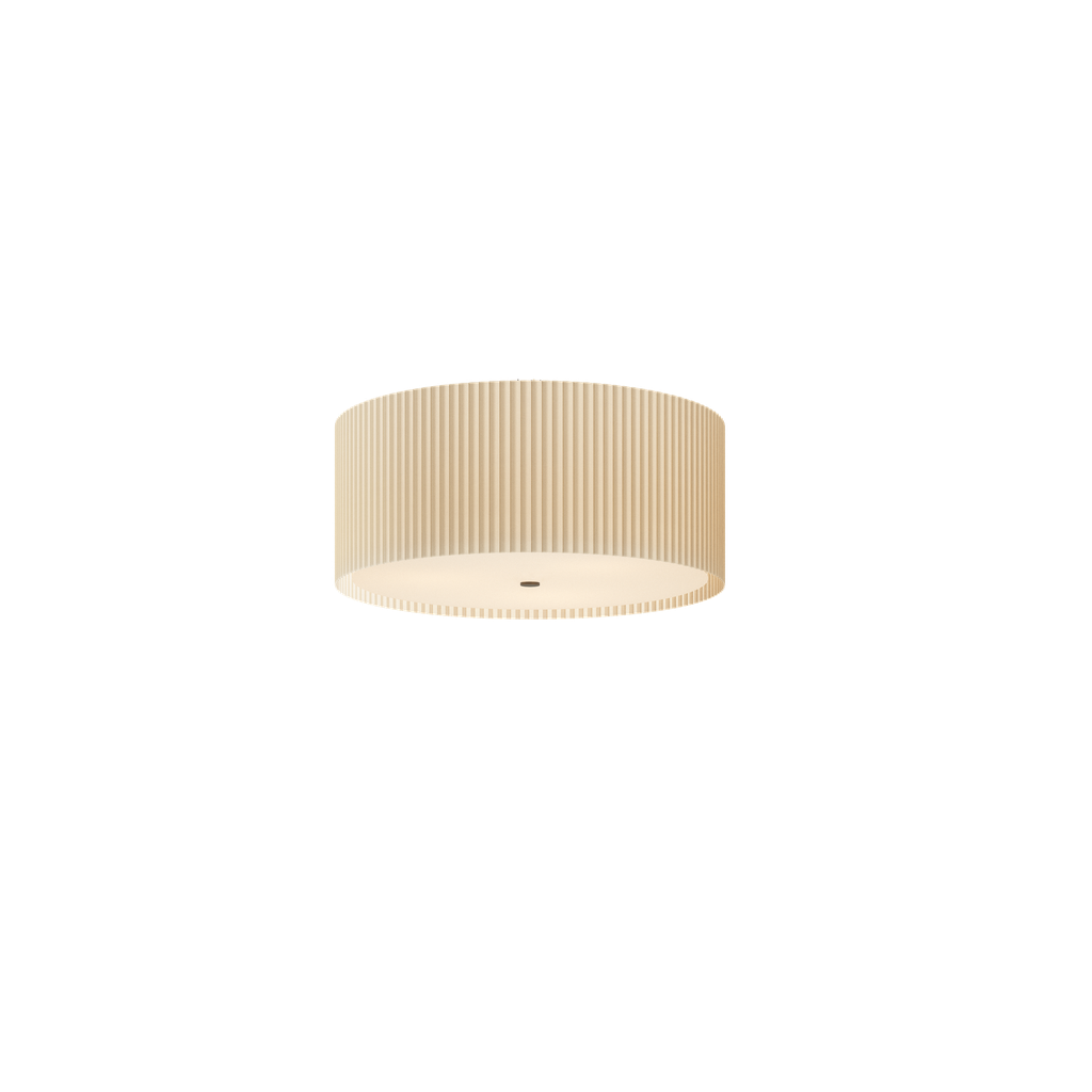 E1-P BOLENA Ceiling Lamp in Pleated Fabric Entirely Handmade in Italy (copy) (KRM83FCVBOTERM White, Matt White Pongè Fabric 041, NOTHING, FROSTED WHITE, NO DIMMABLE BULBS, 2700K)