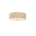 E2-P ELIZABETH Pongé Fabric Ceiling Lamp Entirely Handmade in Italy