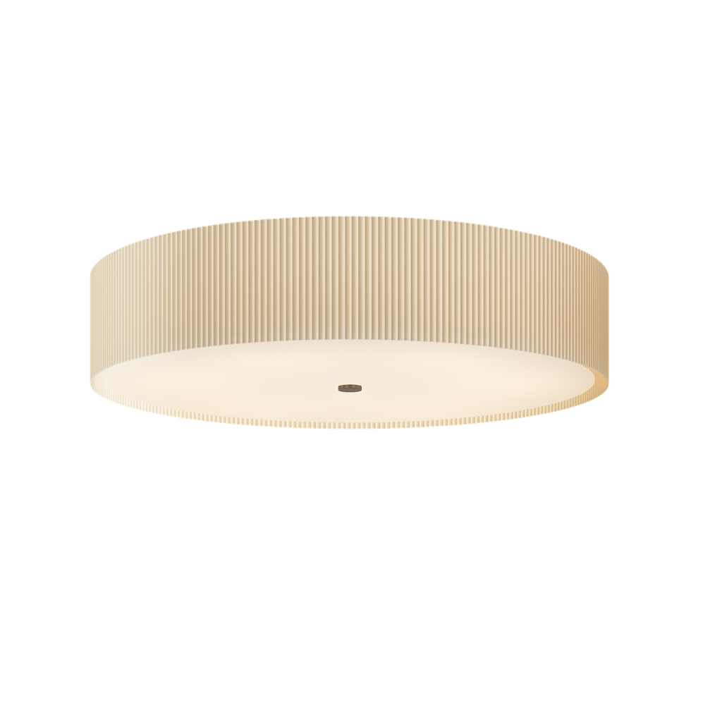 E3-P VICTORIA Pongé Fabric Ceiling Lamp Entirely Handmade in Italy