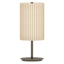 E9 COCO Pongé Fabric Table Lamp Entirely Handmade in Italy