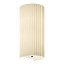 E14 MINA Wall Lamp in Pleated Fabric Entirely Handmade in Italy