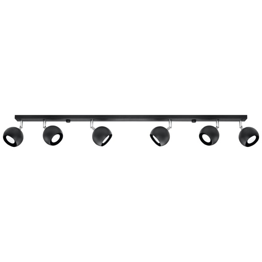 [SL.0448] OCULAR ceiling light 6L black