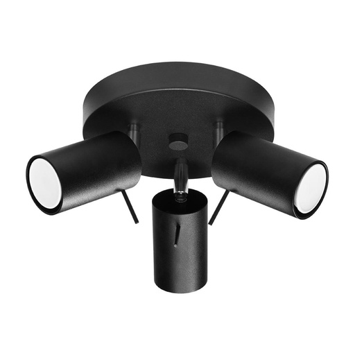 [SL.1016] RING 3P ceiling light black