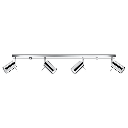 [SL.0731] RING 4L ceiling light chrome